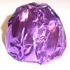 Scott's Cakes Dark Chocolate Peanut Butter Truffle Cream Filling Candies with Violet Foils in a 1 Pound Pink Roses Box view 3