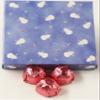 Scott's Cakes Milk Chocolate Peanut Butter Truffle Cream Filling Candies with Pink Foils in a 1 Pound Snowman Box view 1