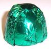 Scott's Cakes Dark Chocolate Peanut Butter Truffle Cream Filling Candies with Dark Green Foils in a 1 Pound Winter Wonderland Box view 3