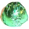 Scott's Cakes Dark Chocolate Peanut Butter Truffle Cream Filling Candies with Light Green Foils in a 1 Pound Holly Box view 3