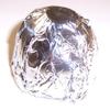Scott's Cakes Dark Chocolate Peanut Butter Truffle Cream Filling Candies with Silver Foils in a 1 Pound Poinsettia Box view 3