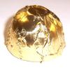 Scott's Cakes Dark Chocolate Peanut Butter Truffle Cream Filling Candies with Gold Foils in a 1 Pound Christmas Plaid Box view 3