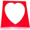 Scott's Cakes Milk Chocolate Peanut Butter Truffle Cream Filling Candies with Dark Green Foils in a 1 Pound Heart Box view 4