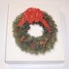 Scott's Cakes Dark Chocolate Peanut Butter Truffle Cream Filling Candies with Orange Foils in a 1 Pound Wreath Box view 4