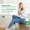 MRM Nutrition Veggie Elite Performance Protein | Chocolate Mocha Flavor | Plant-Based Protein Powder with BCAAs | Vegan + Gluten-Free | Digestive Enzymes | Easy to Digest | 31 Servings view 3