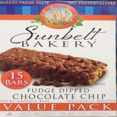 Fudge-Dipped CHOCOLATE CHIP Chewy Granola Bars 15-Count VALUE PACK (5 Boxes)