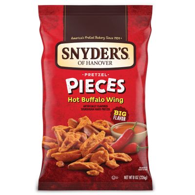 Snyder's of Hanover Pretzel Pieces, Hot Buffalo Wing, 8 Oz