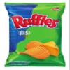 Ruffles Ridged Potato Chips, Queso, 8.5 oz view 1