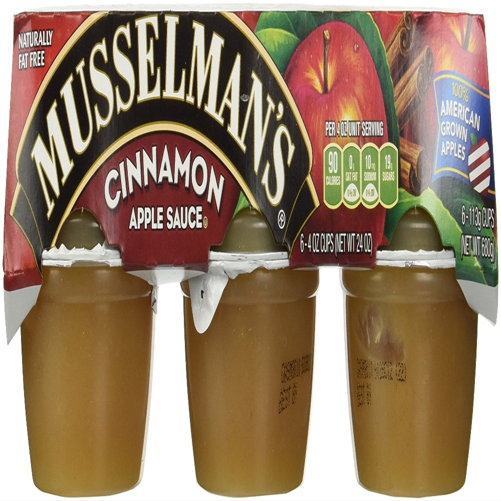 Musselmans Cinnamon Apple Sauce, 4 Ounce - 18 per pack -- 1 each.