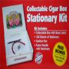 Collectible Cigar Box Writing Stationary Kit Featuring Red Swans view 1
