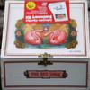 Collectible Cigar Box Writing Stationary Kit Featuring Red Swans view 2