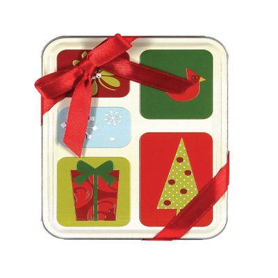 C.R. Gibson Gift Card Tins, Merry Christmas