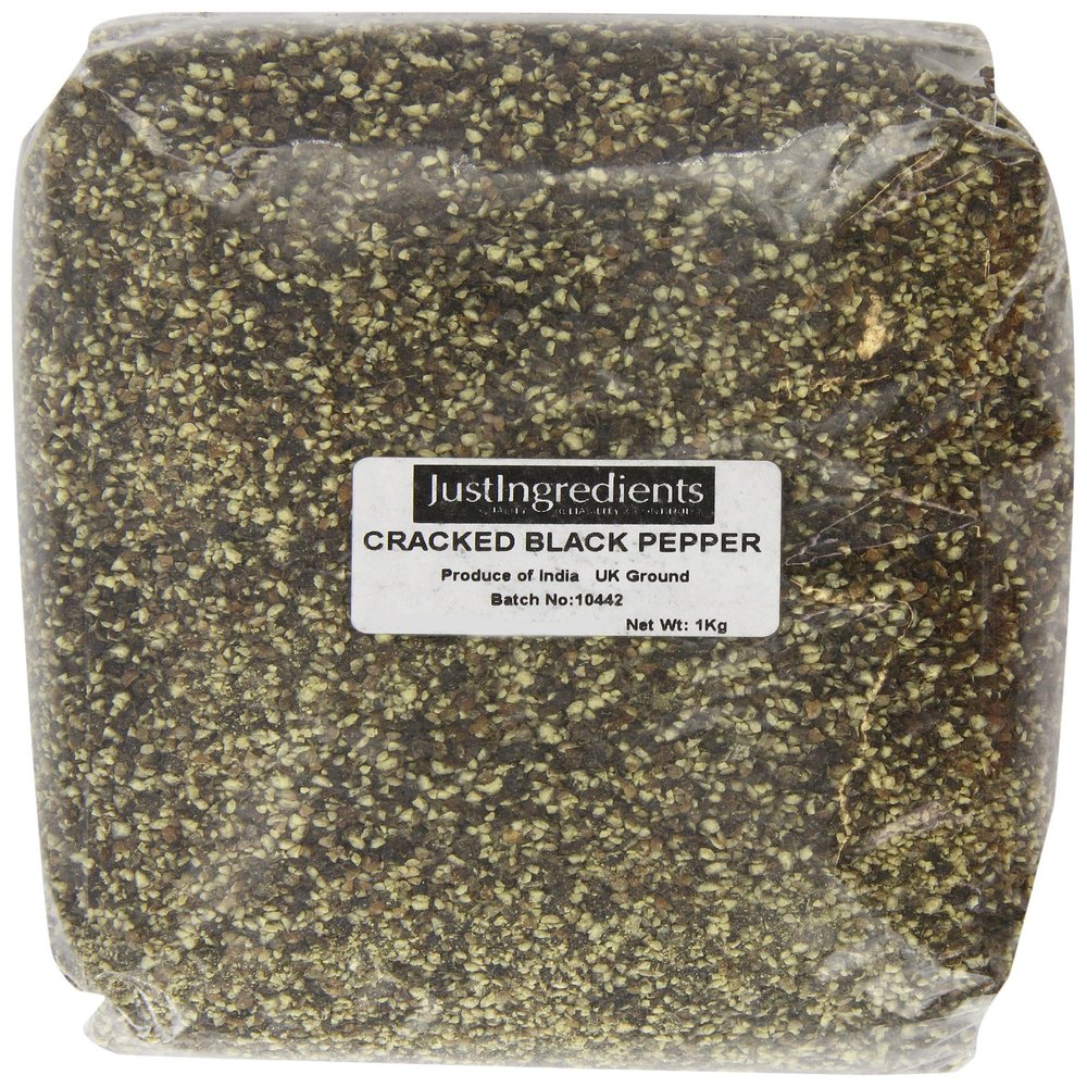 JustIngredients Black Pepper Cracked Loose 1 Kg