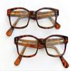 (2 PACK + BONUS) Foster Grant +1.25 "CHANNING" Brown Tortoise Plastic Frame Reading Glasses with Spring Hinges -H25+ + FREE BONUS MICRO-SUEDE CLEANING CLOTH view 1