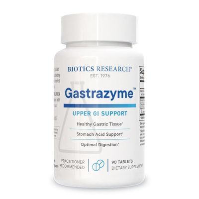 Biotics Research Gastrazyme Digestive Support - Supplies Vitamin U Complex, Chlorophyllins, Gamma Oryzanol (from Rice) Supplement Supports Gastrointestinal Health & Gut Lining - 90 Tablets