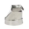 GAF Master Flow - 10" x 3-1/4" to 4" Stack Boot - SB10X3.25X4 - Galvanized Steel, in-Wall Duct Transition, Connects Round Pipe, Flex Duct to Rectangular Stack, HVAC Ventilation Fitting view 3