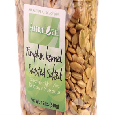 12oz Gourmet Style Bag of Roasted Salted Pumpkin Seeds [ lb.]
