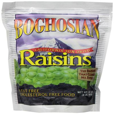 Boghosian Raisins 2 Pound Bag-California Sun Dried