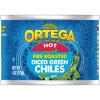 Ortega Diced Green Chiles, Hot, 4 oz (Pack of 24) view 1