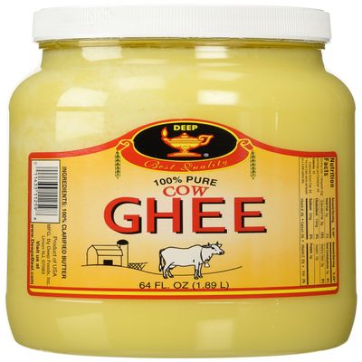 Deep Pure Cow Ghee Clarified Butter, 64 Ounce