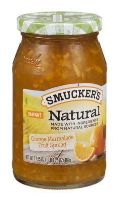 Smucker's Natural Orange Marmalade Fruit Spread (Case of 12)