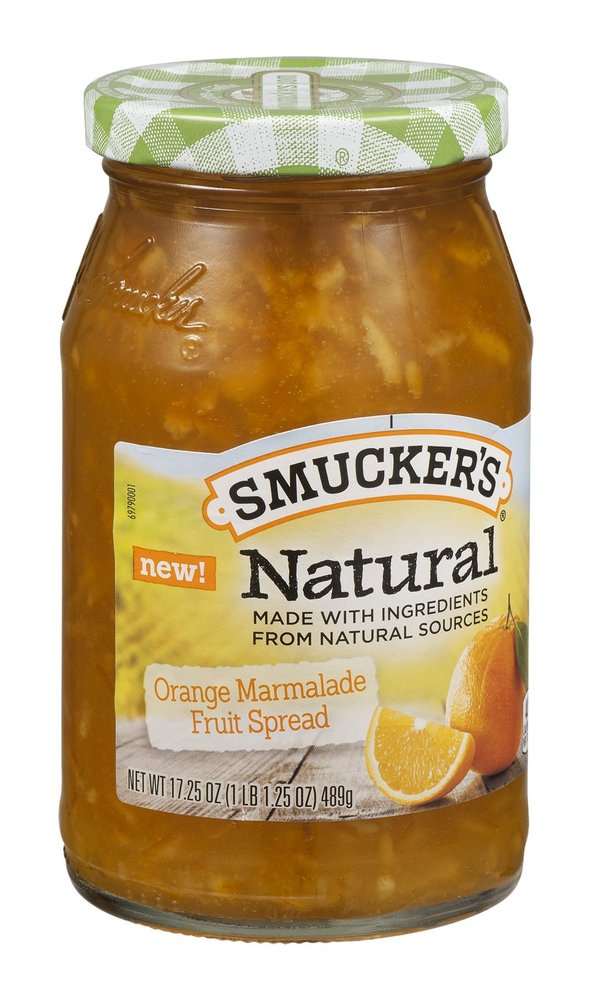 Smucker's Natural Orange Marmalade Fruit Spread (Case of 12)