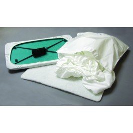 AlphaMop-Description Polyester replacement heads and foam pads - Case of 6