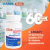 Rugby Ultra Strength Simethicone Gas Relief 180 mg - Maximum Relief for Adults - May Help with Symptoms of Flatulence & Bloating - 60 Softgels (1 Pack) view 2