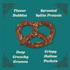 Unique Snacks Sprouted Splits Pretzels, Sprouted Pretzels, Delicious Homestyle Baked Snack Bag, OU Kosher, and Non-GMO Food, No Artificial Flavor, 8 Oz. Bag, Pack of 12 view 3