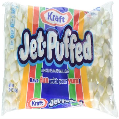 Kraft Jet Puffed Mini Marshmallows, 10 Ounce Bag (Pack of 2)