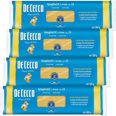 500gX4 pieces De Cecco No.12 spaghetti