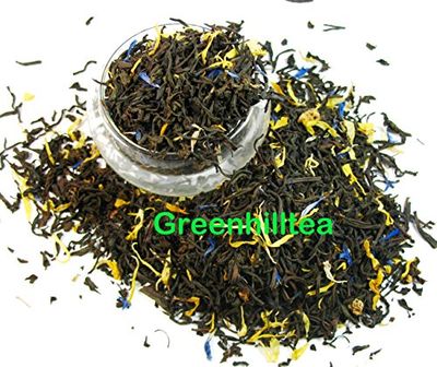 Blue Lady Black Tea, Citrus mlange of passion fruit, grapefruit, orange, and grenadine imparts a sweet, slightly tart flavour.  1lb Tea Bag.