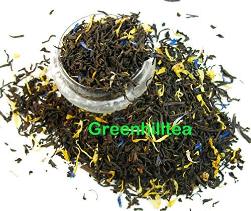 Blue Lady Black Tea, Citrus mlange of passion fruit, grapefruit, orange, and grenadine imparts a sweet, slightly tart flavour.  1lb Tea Bag.