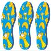 Pedag Soft | Fabric Covered Latex Foam Insoles | Lemon Scented | Children Size US 8C/9C-EU 24/25 | 3 Pair view 1