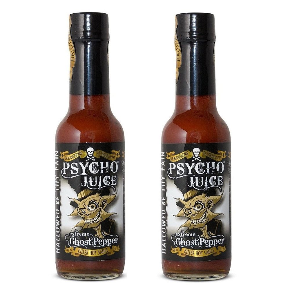 Set Of 2 Psycho Juice Extreme Ghost Pepper
