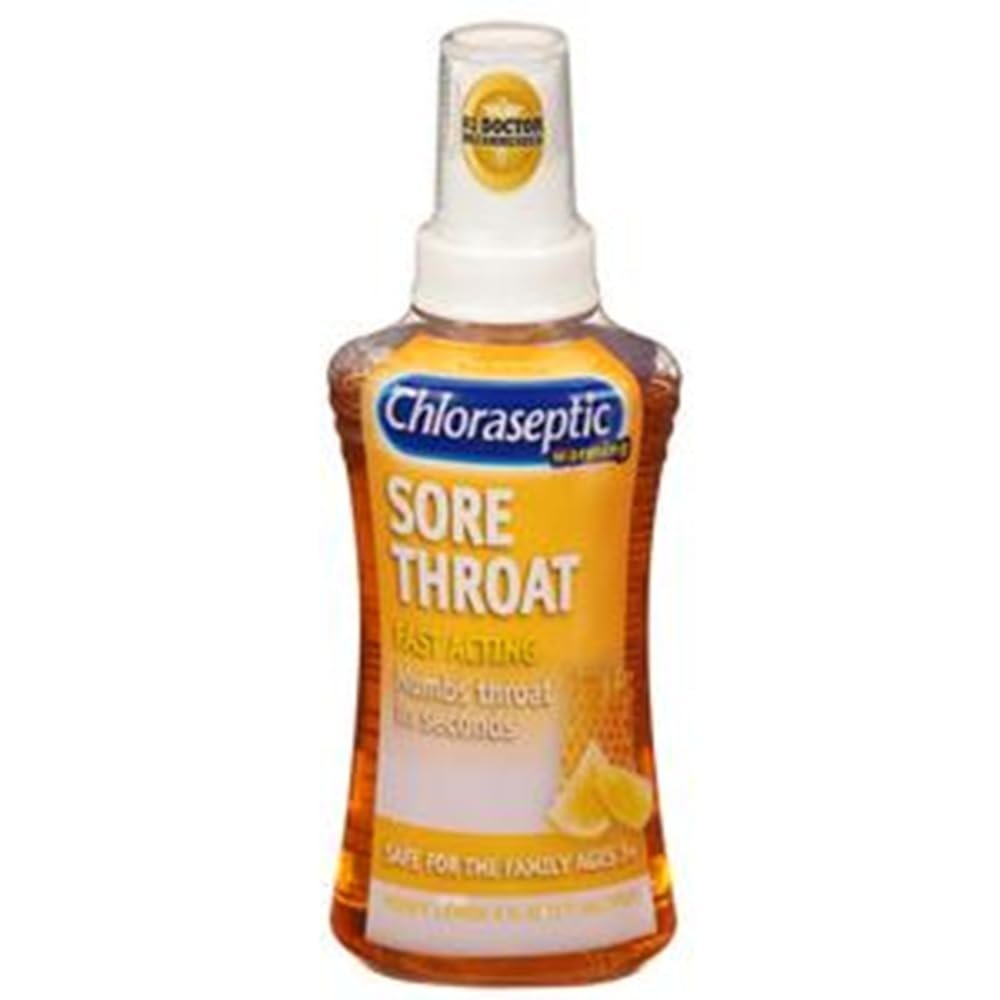 Chlor Warm Honey Lemon Sp Size 6z Chloraseptic Warming Honey Lemon Spray 6z