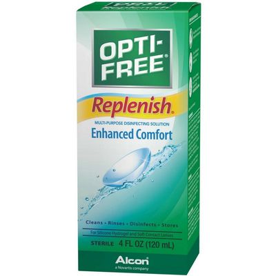 OPTI-FREE Replenish Multi-Purpose Disinfecting Solution 4 oz (Pack of 6)