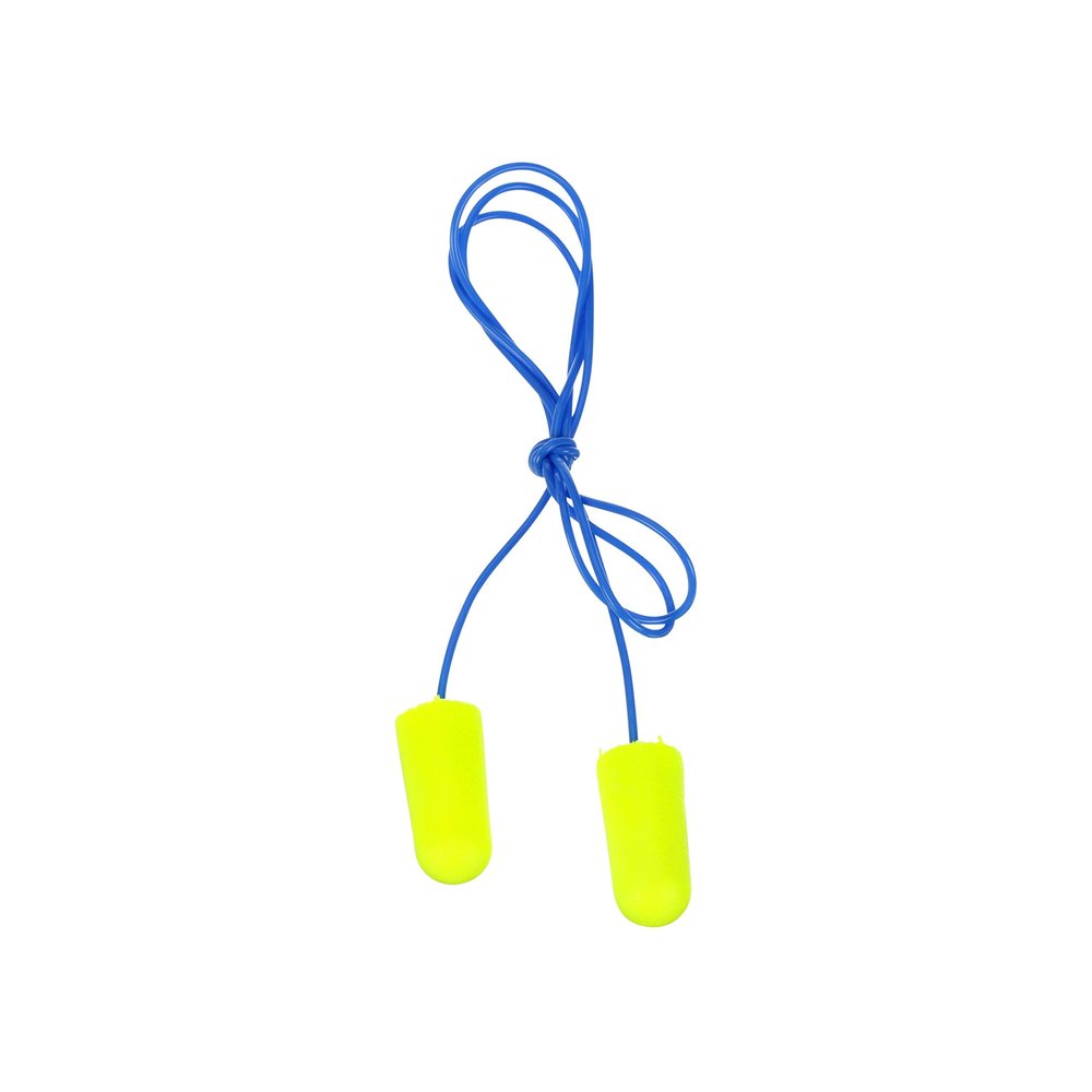3M 311-1251 Earsoft Yellow Neon Large Corded Ear Plug 2000 PR-Case