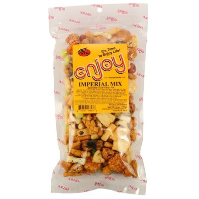 Japanese Arare Rice Crackers Imperial Mix 6 Ounces (2 Bags)