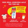 Horizon Organic Shelf Stable 1% Lowfat Milk Boxes, 8 fl oz, 12 Count - 8g Protein per Serving, USDA Organic, Ready to Drink for Lunchbox, Travel, or On-the-Go, No Refrigeration Needed view 4