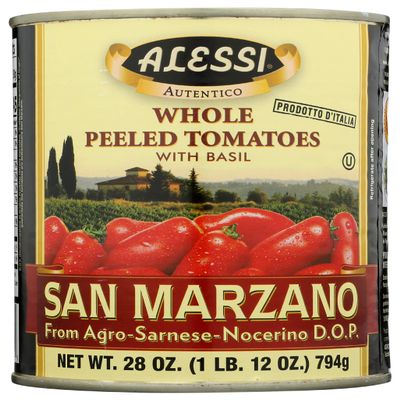 ALESSI TOMATO PEELED SAN MARZANO