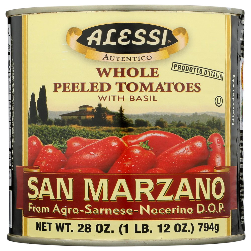 ALESSI TOMATO PEELED SAN MARZANO
