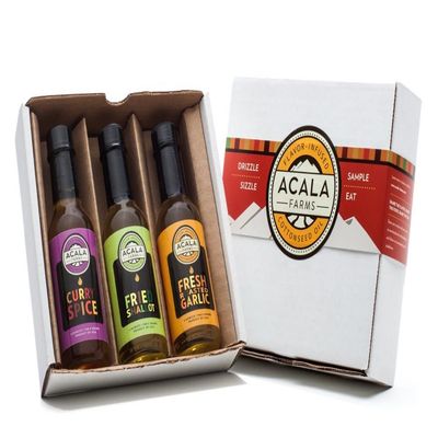 3-bottle Acala Farms gift box: Savory Staples
