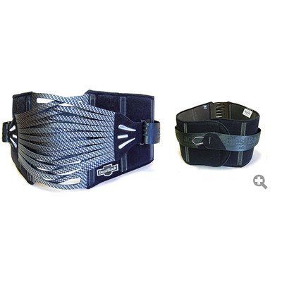 007 IRON BACK BRACE SUPPORT lumbar sacral brace, Ideal for Motocyle Long Rides, Lower Back Pain, Herniated Disc, Sciatica, Size:Small; Color:Black/Pink
