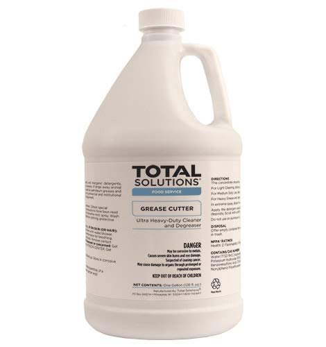 Total Solutions Grease Cutter - 4 Gallon Case