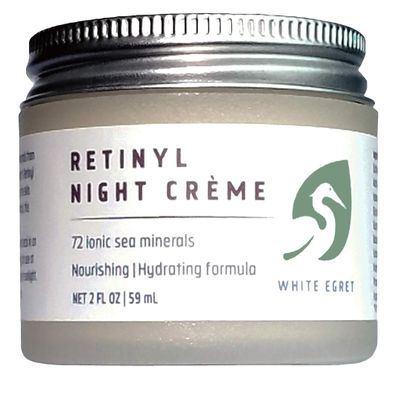 White Egret Night Crme, Hydrating Retinol, 2 Fluid Ounce