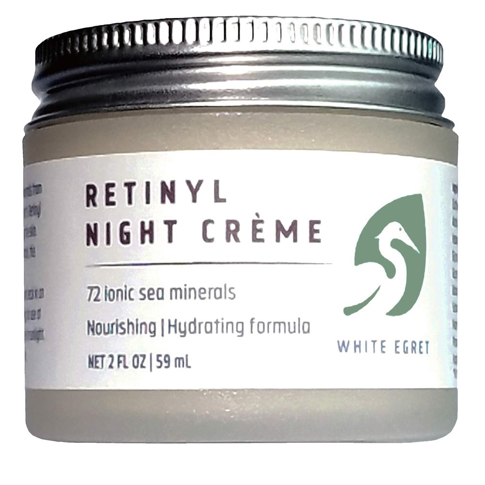 White Egret Night Crme, Hydrating Retinol, 2 Fluid Ounce