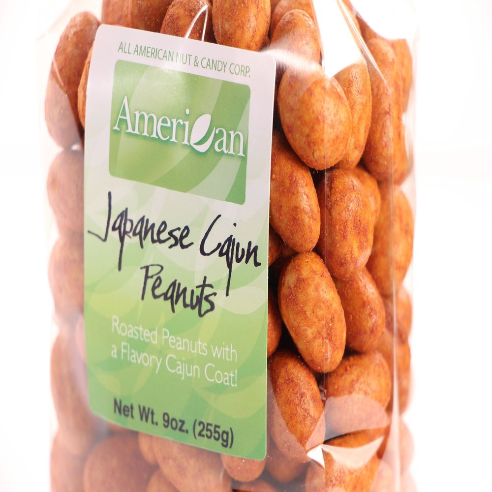 9oz Gourmet Style Bag of Delicious Japanese Cajun Peanuts [916 lb.]
