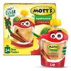 Mott's Cinnamon Applesauce, 3.2 Oz Clear Pouches, 24 Count (6 Packs Of 4), No Artificial Flavors, Good Source Of Vitamin C, Nutritious Option For The Whole Family view 1
