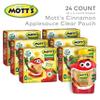 Mott's Cinnamon Applesauce, 3.2 Oz Clear Pouches, 24 Count (6 Packs Of 4), No Artificial Flavors, Good Source Of Vitamin C, Nutritious Option For The Whole Family view 3
